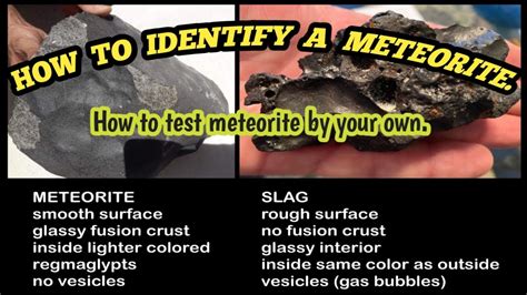 scratch test meteorite|how to recognize a meteorite.